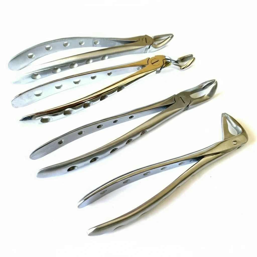 Dental Extracting Forceps 4Pcs Set