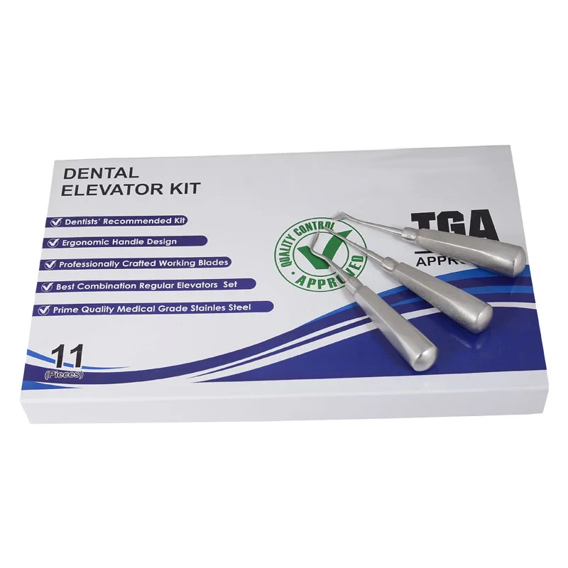 Dental Root Elevators Set for Teeth Extraction and Luxating