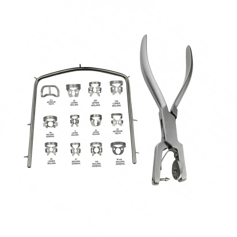 Dental Rubber Dam Kit 14pcs