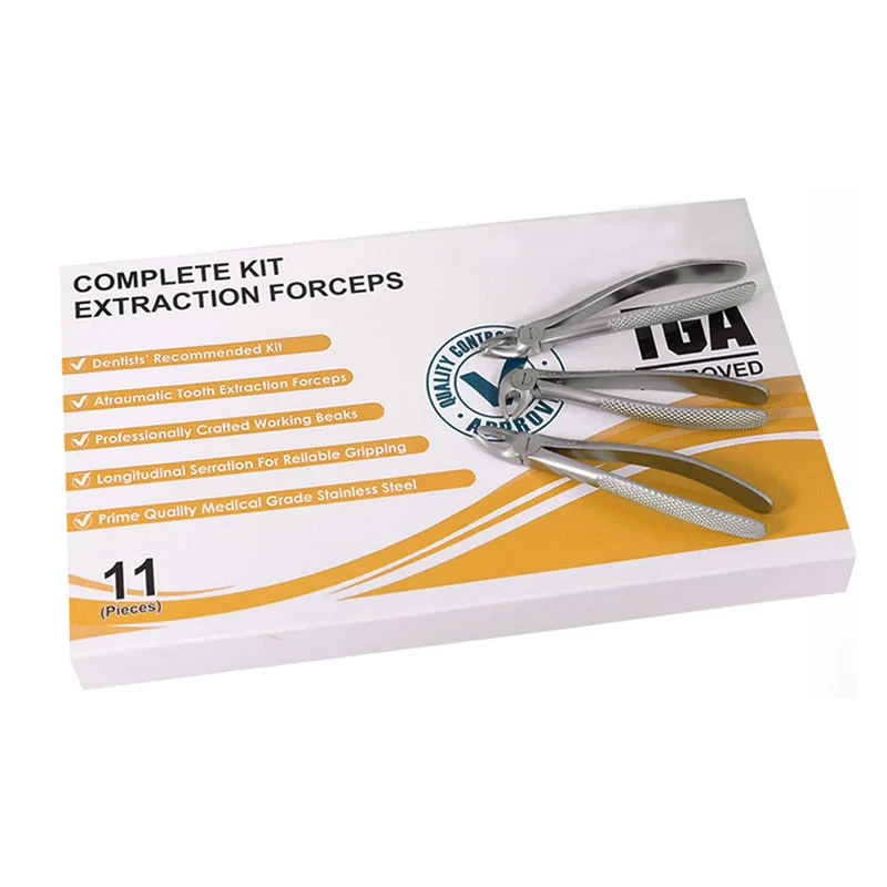 Dental Teeth Extraction Forceps Set of 11 Pieces