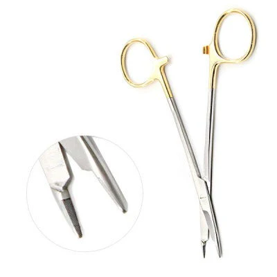 European Style Olsen Hegar Needle Holder Scissors — image 2