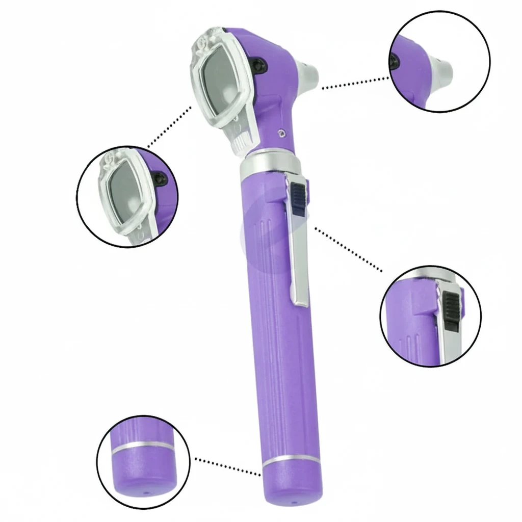 Mini Otoscope Purple Color — image 2