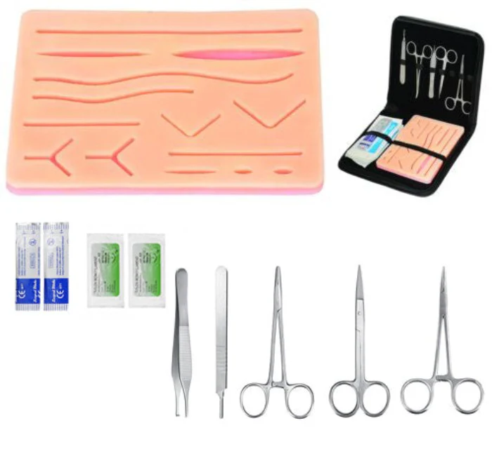 Suture Practice Kit Medical Student Dental Veterinarian Surgical Training Tools