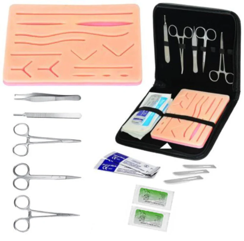 Suture Practice Kit Medical Student Dental Veterinarian Surgical Training Tools — image 3
